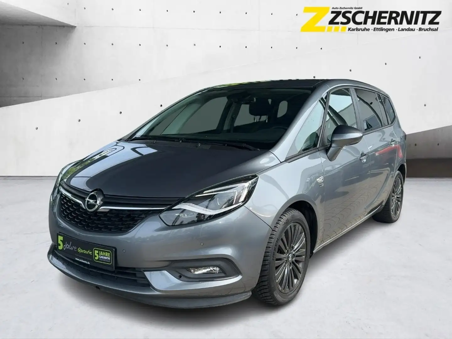 Opel Zafira C 1.6 SIDI Turbo 120 Jahre FLA Navi LED Grau - 1