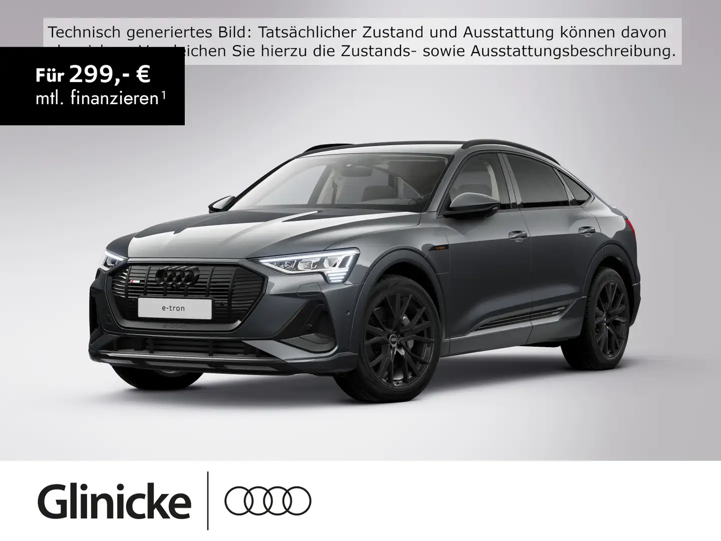 Audi e-tron 50 quattro S line Grau - 1