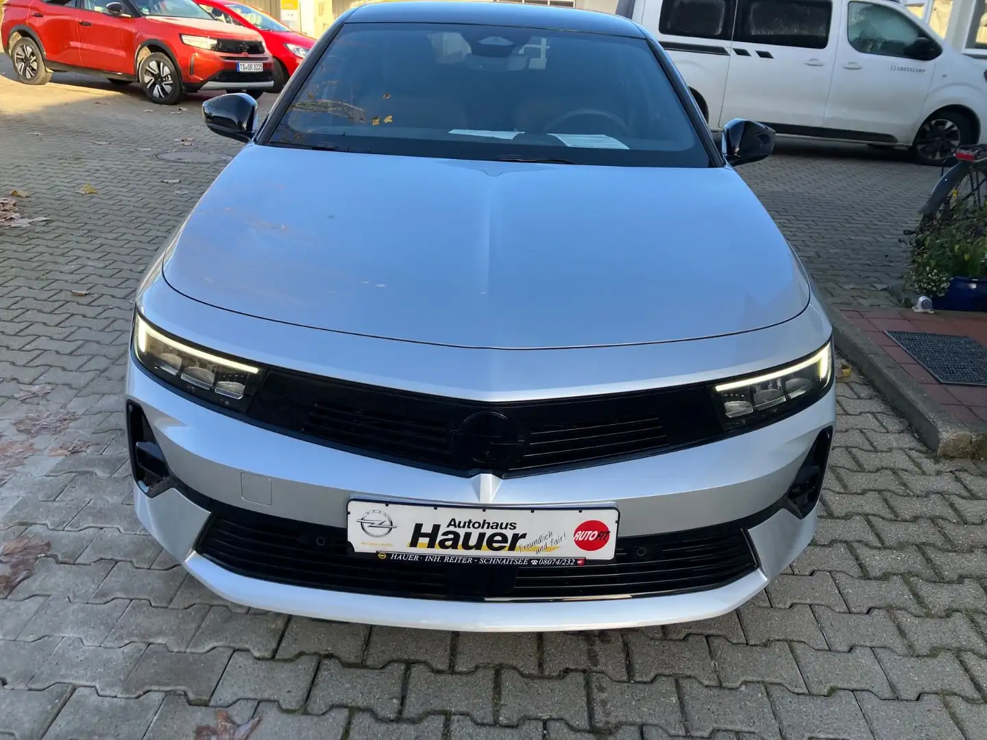 Opel Astra ST 1.5 D GS Auto LED AGR ALU SHZ Kamera PP Silber - 2