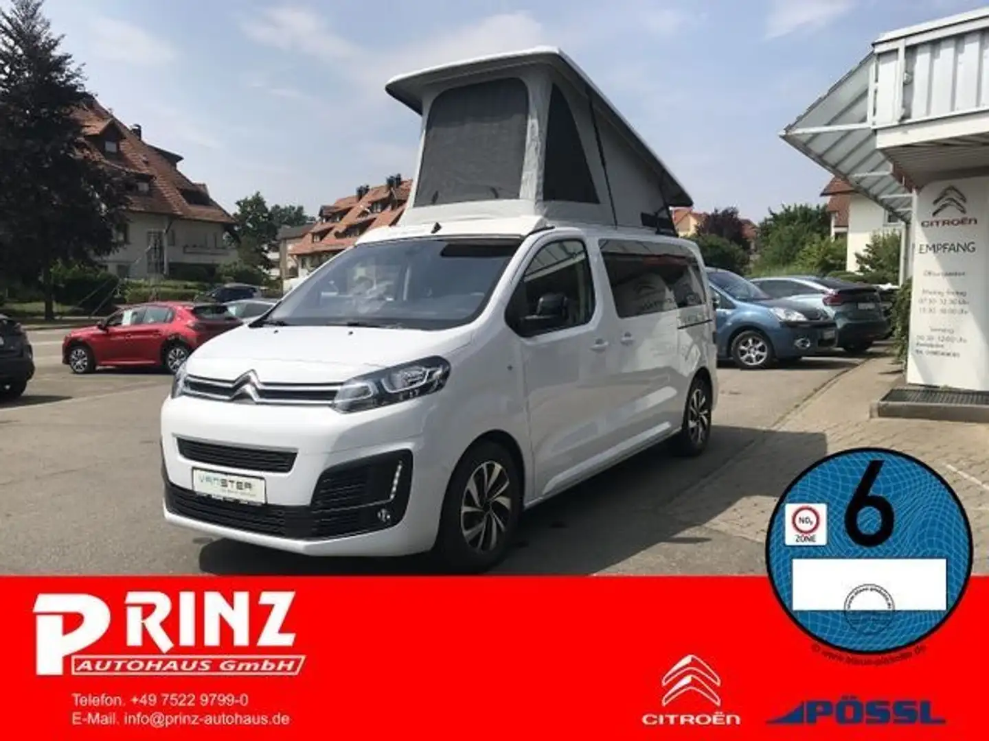 Pössl Vanster 180 Xenon Drive AHK Webasto Kitchen Keyl Bianco - 1