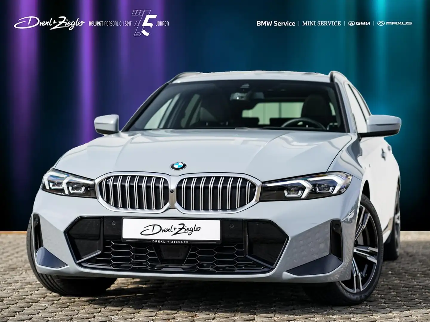 BMW 330 i xDrive Touring M Sport ACC AHK PanoDach HuD Gris - 1