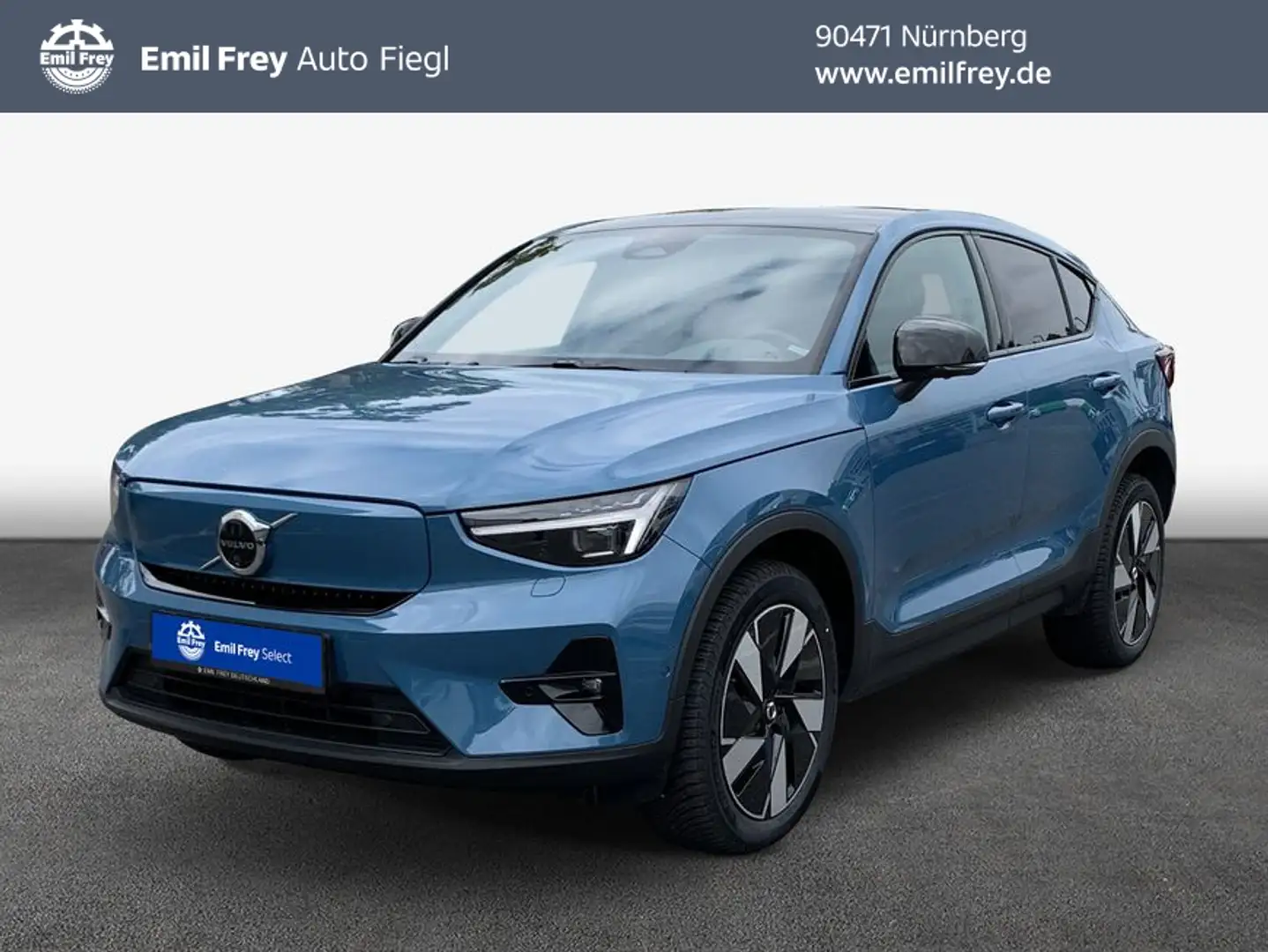 Volvo C40 Recharge 82 kWh Single M. Extended Range RWD U Blau - 1