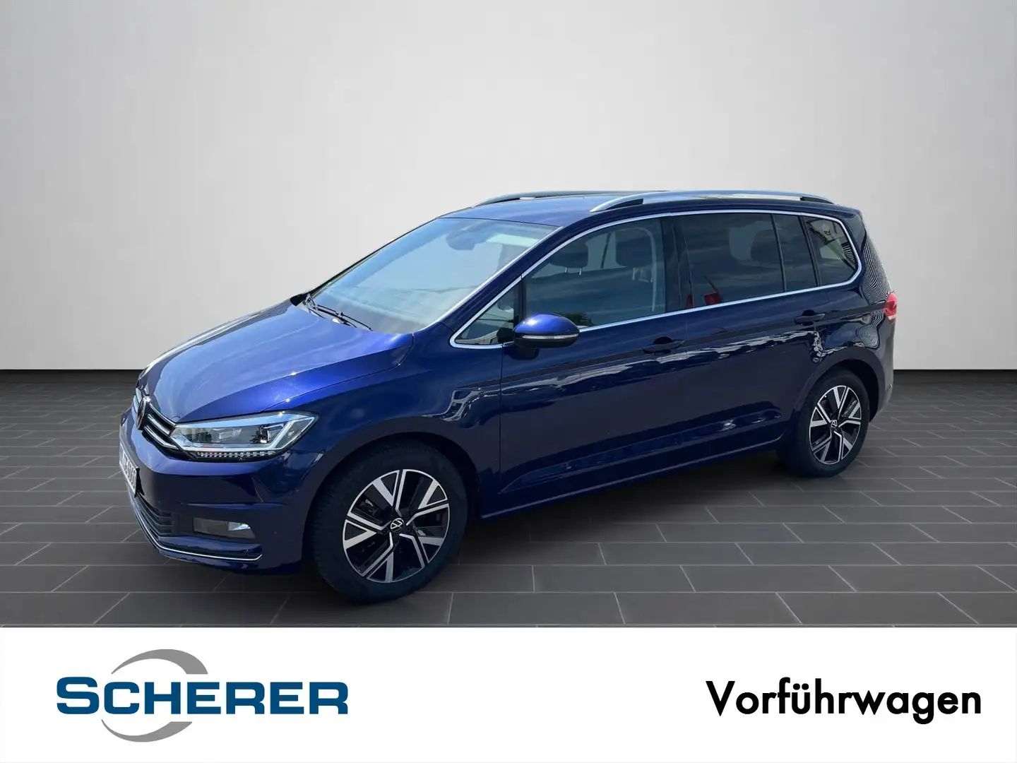 Volkswagen Touran Highline 2,0l TDI DSG AHK/IQ Light/NaviPR Blau - 1
