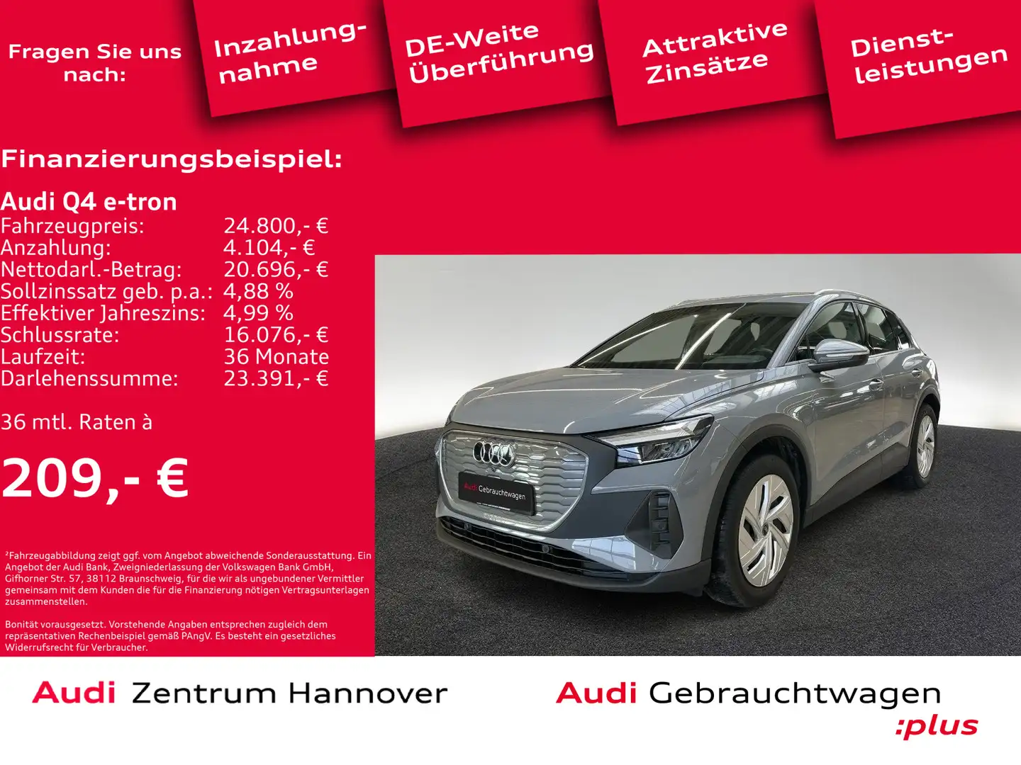 Audi Q4 e-tron 35 LED virtual DAB Assist. Pak. Zwart - 2