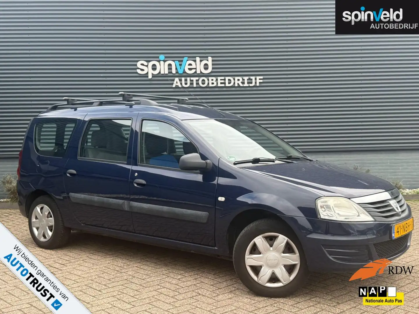 Dacia Logan MCV 1.6 Ambiance BJ`10 NAP NL Airco Trekhaak Elekp Bleu - 1