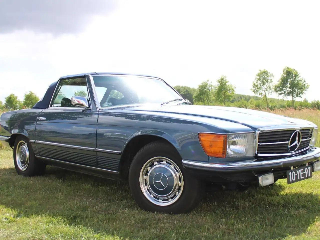 Mercedes-Benz SL 450 roadster 107 orgineel EU Taxatierapport roestvrij, foto 1
