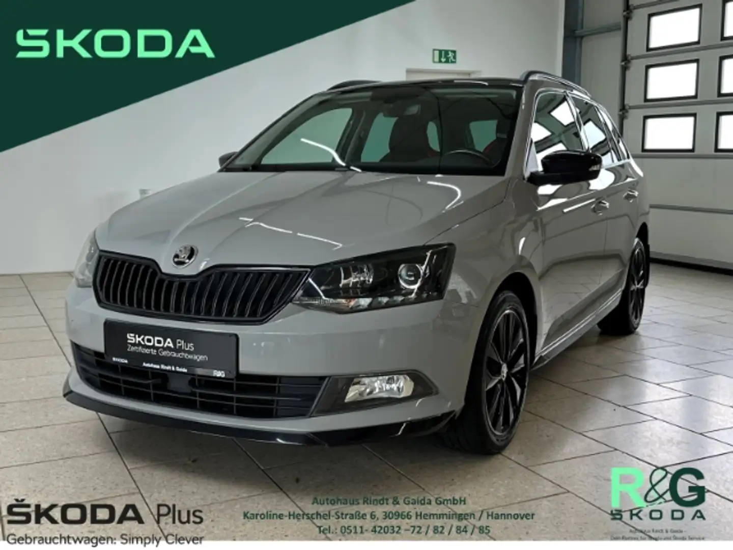 Skoda Fabia Combi Monte Carlo 1.0 TSI DSG Pano SHZ Climatronic Grau - 1