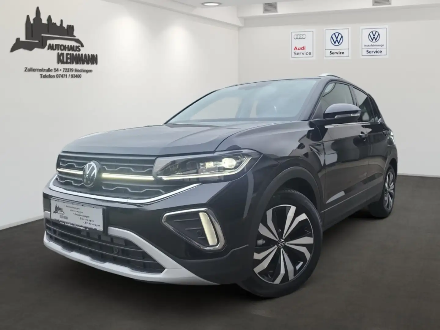 Volkswagen T-Cross EU6e 1.0 TSI 85 kW Style APS,Kamera,ACC, Euro6 KLI Noir - 1