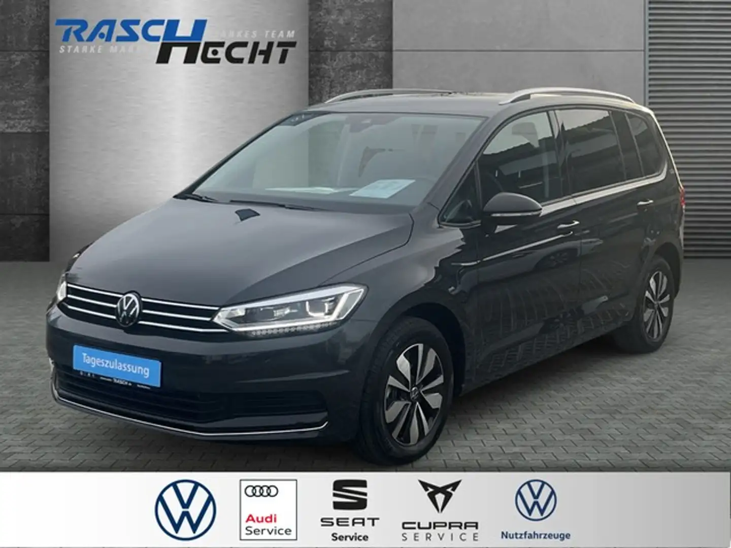 Volkswagen Touran Goal 1.5 TSI DSG*AHK*LED*NAVI*SHZ* Gris - 1