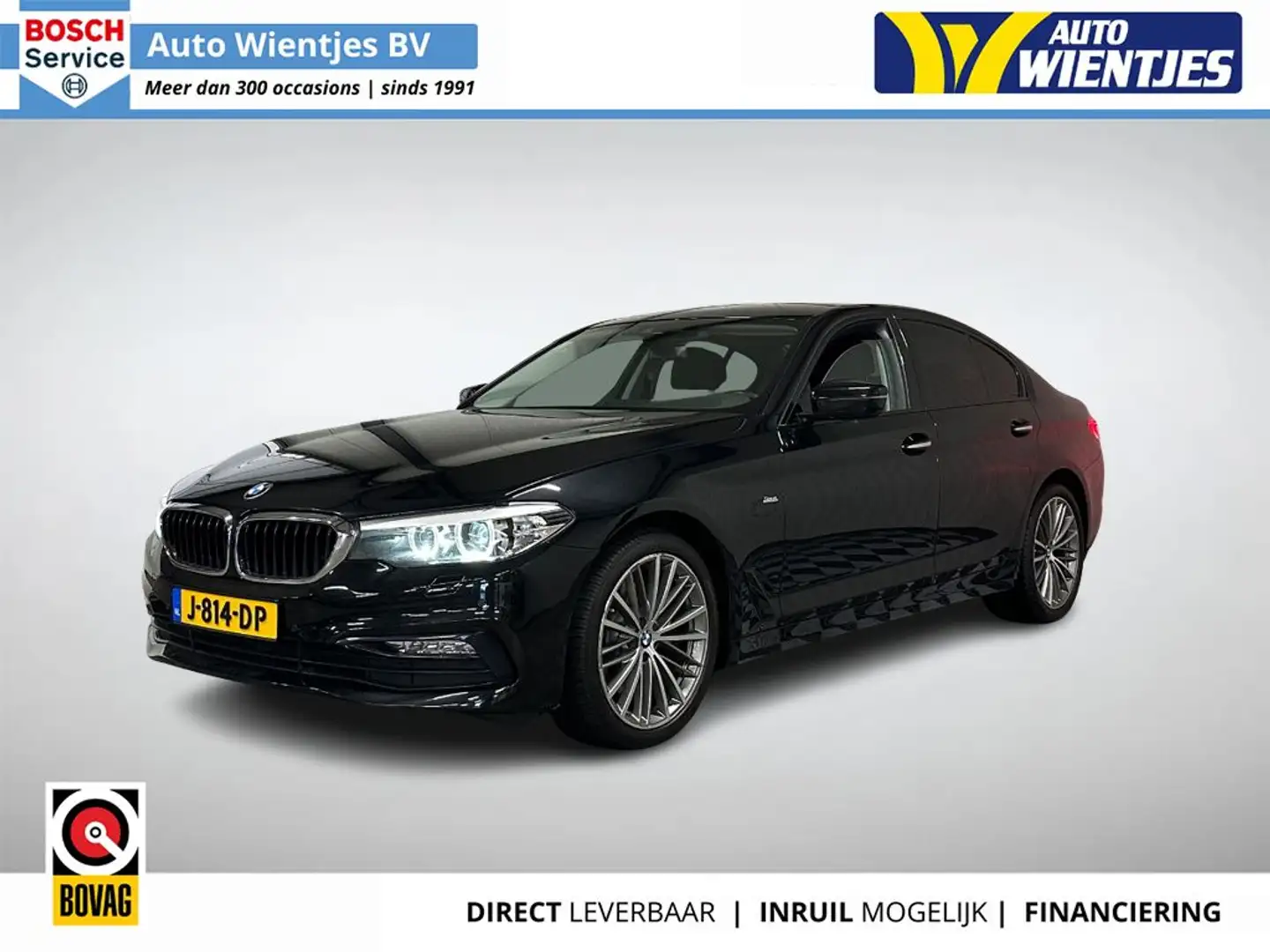 BMW 540 540i Aut 250kw | xDrive High Exe Sport | Leer Zwart - 1