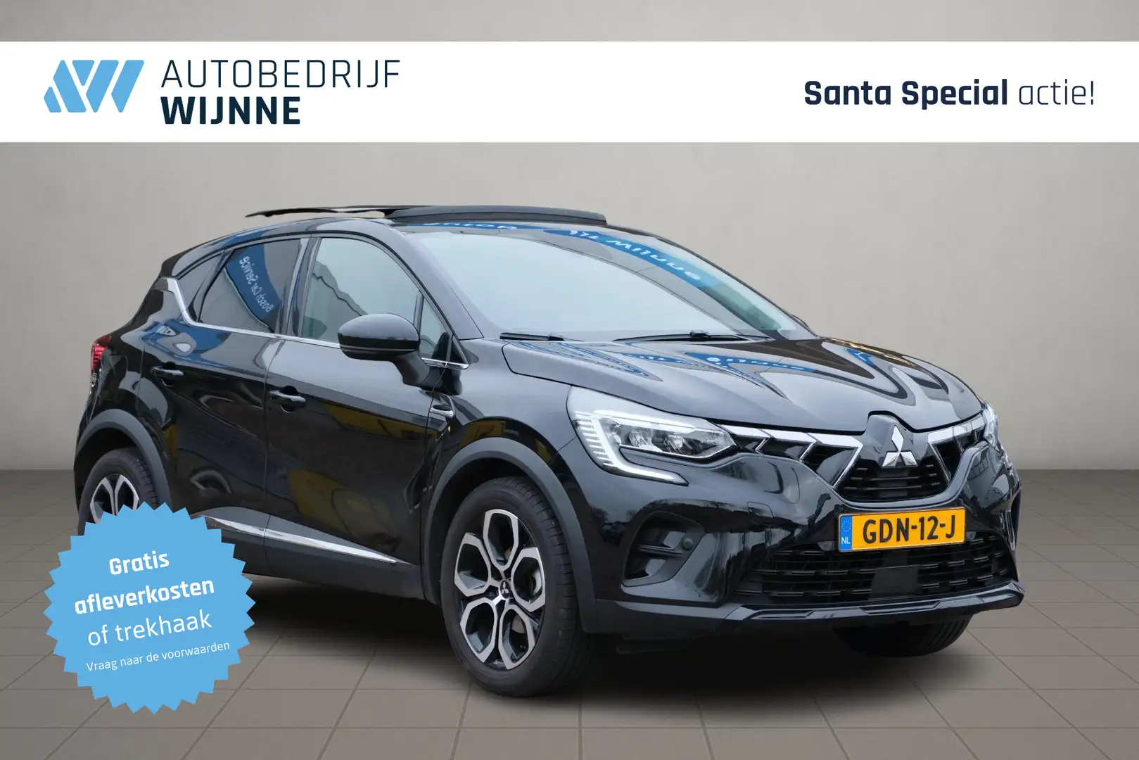 Mitsubishi ASX 1.3 DI-T 158pk 7DCT Instyle | Navi | Panoramdak | Schwarz - 1