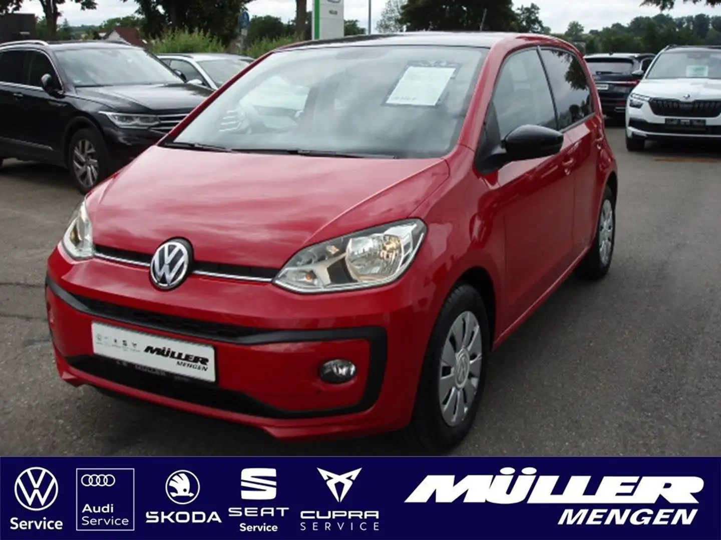 Volkswagen up! move up! BMT 1,0 KLIMA/SITZHZ/TEL Rojo - 1