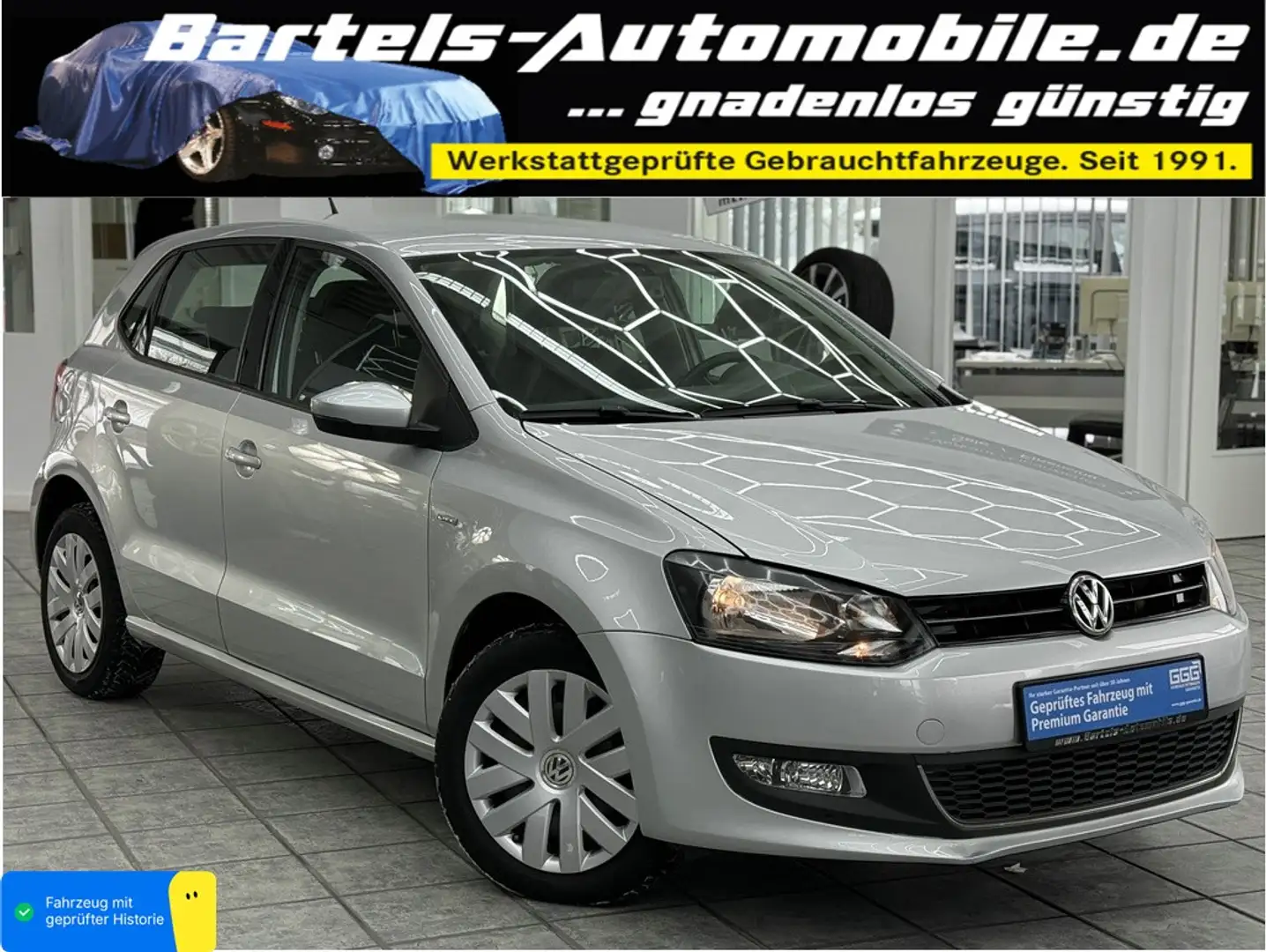 Volkswagen Polo 6R 1.2 TSI Life, Klimaautom., Sitzh., PDC Argent - 1