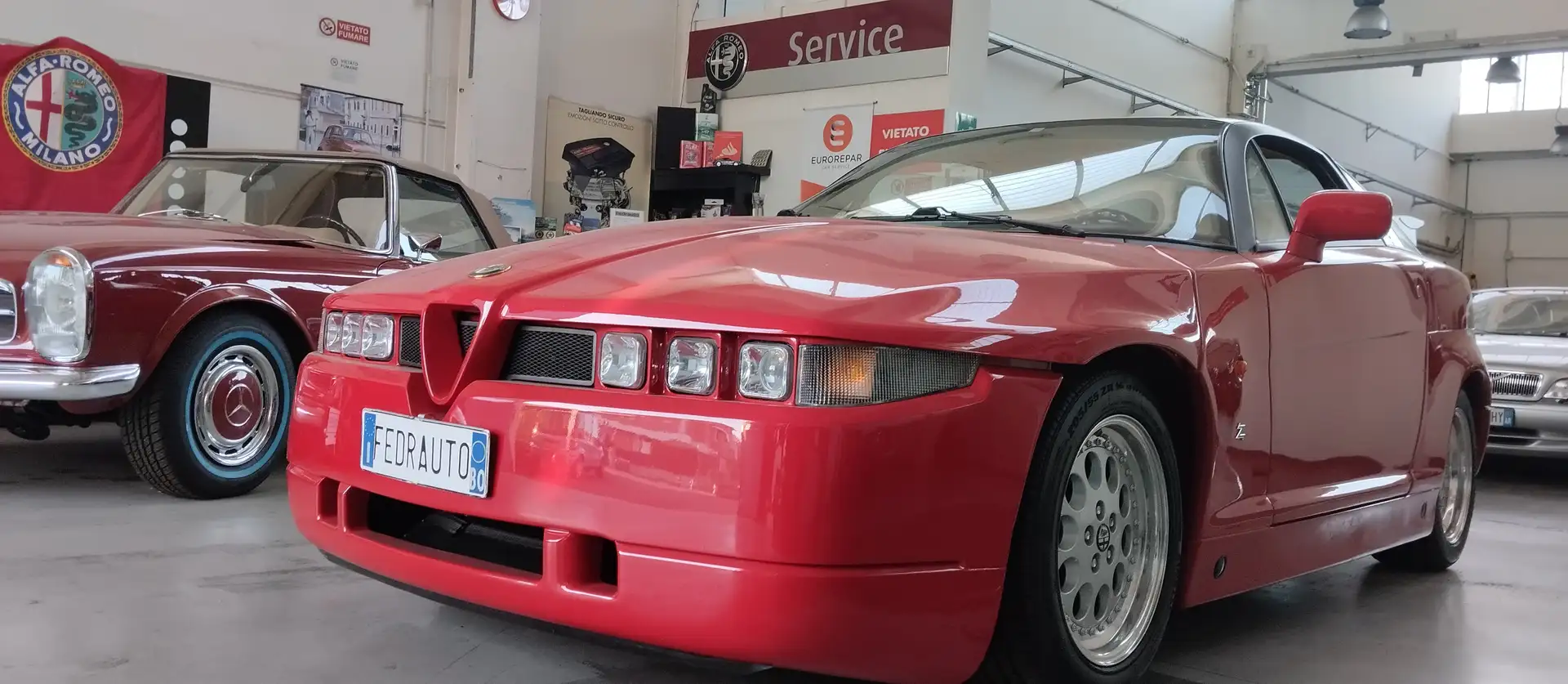Alfa Romeo SZ 3.0 serie numerata ISCRITTA A.S.I Червоний - 1