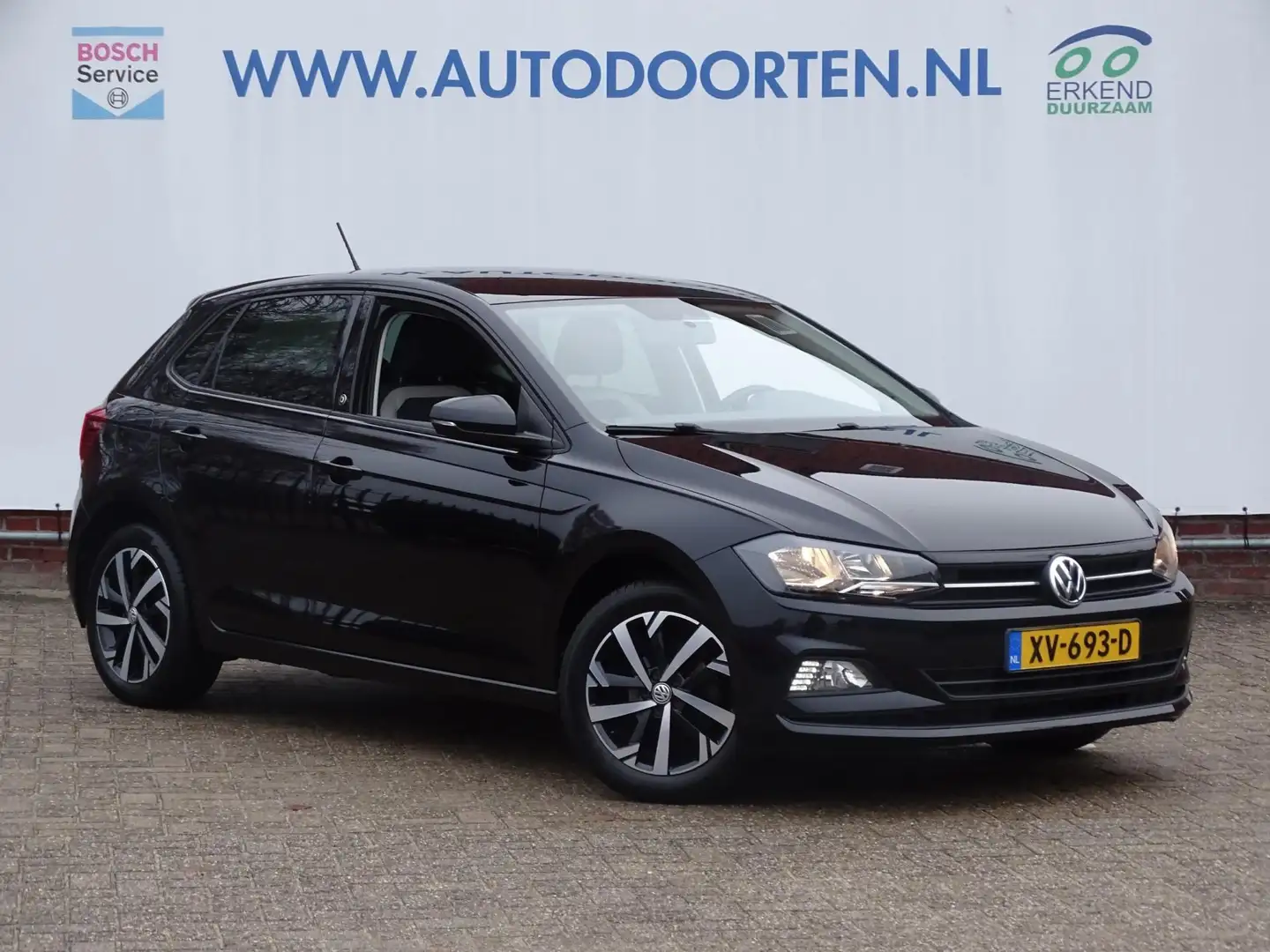 Volkswagen Polo 1.0 TSI Highline|BEATS|CAR-PLAY|STOEL VERWARMING| Schwarz - 1