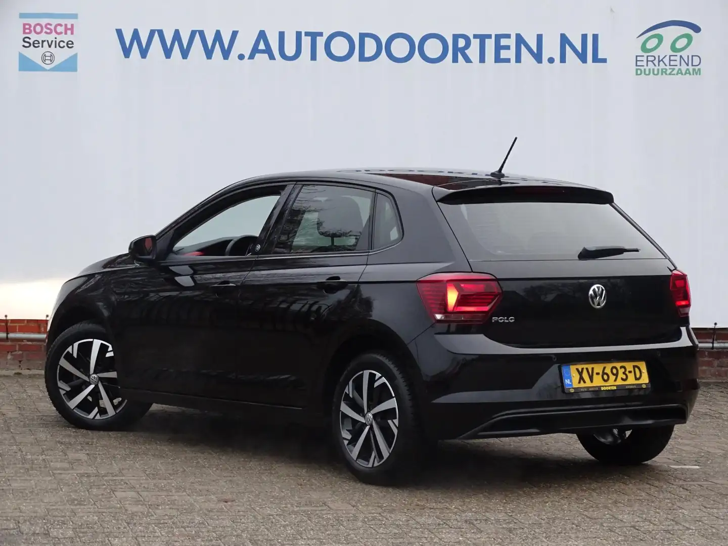 Volkswagen Polo 1.0 TSI Highline|BEATS|CAR-PLAY|STOEL VERWARMING| Schwarz - 2