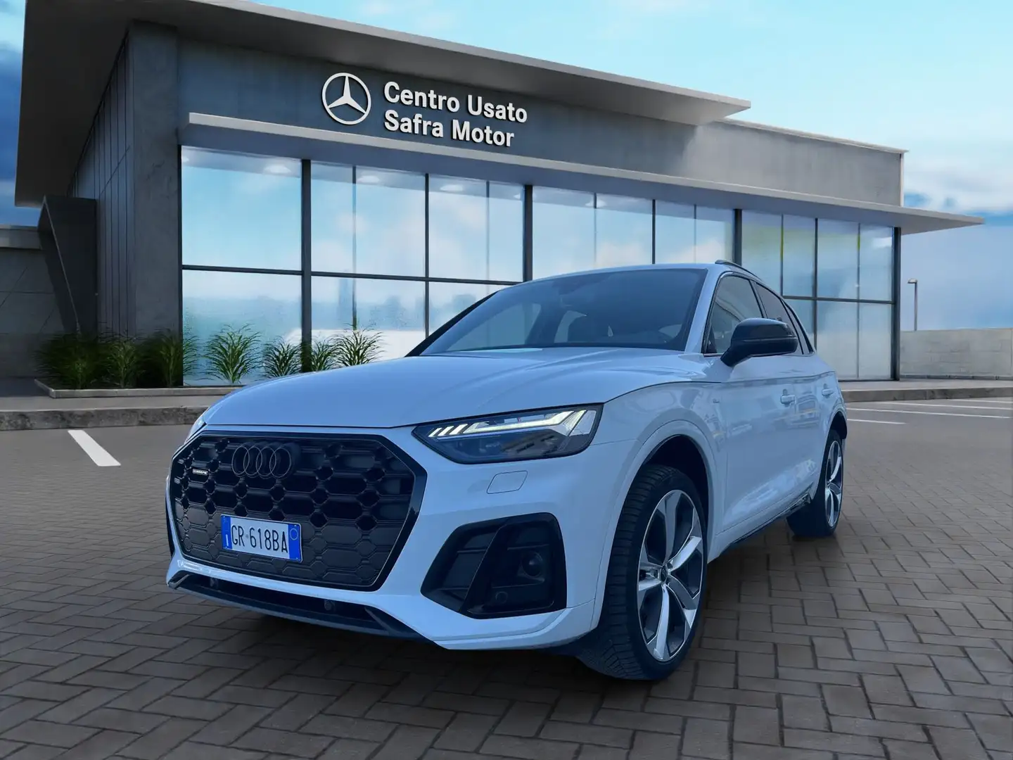Audi Q5 Q5 SPB 40 TDI quattro S tronic Identity Black Bianco - 1