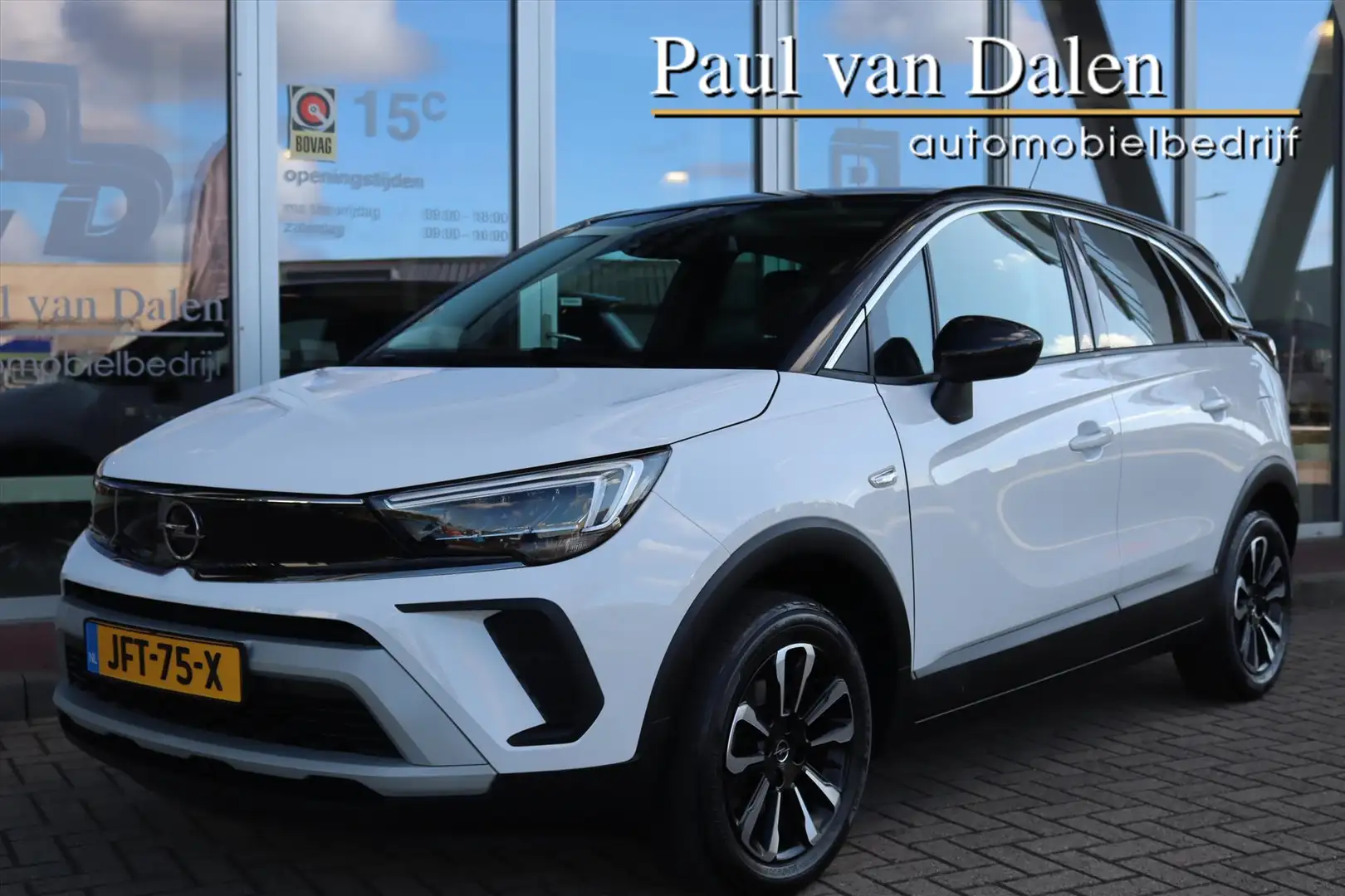 Opel Crossland 1.2T 110PK ELEGANCE Navi | Clima | Two-Tone | Stuu Blanc - 1
