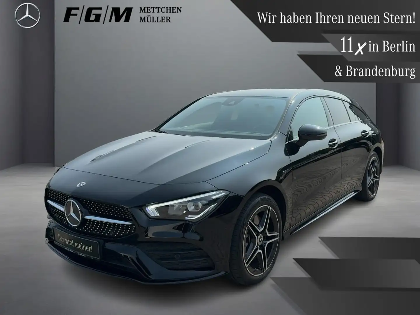 Mercedes-Benz CLA 250 e SB AMG Line Night|Sitzhz|EASY-PACK|Kam Schwarz - 1