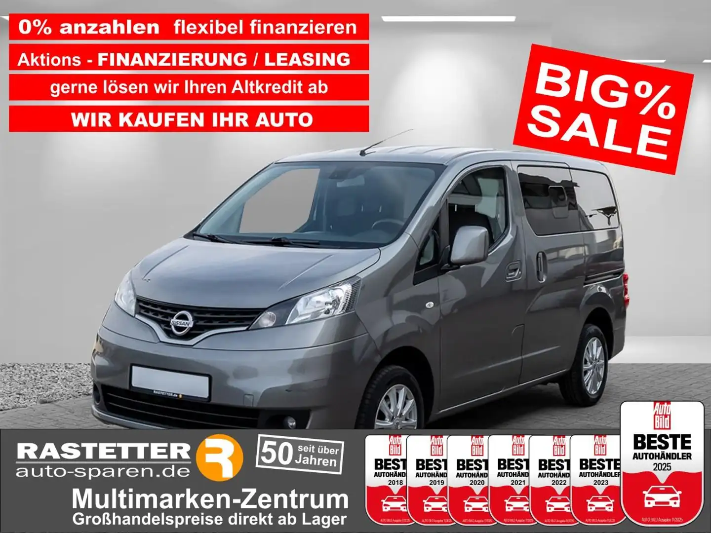 Nissan Evalia NV200 Evalia dCi tekna AHK+Navi+Kamera+SHZ+Privacy Grey - 1
