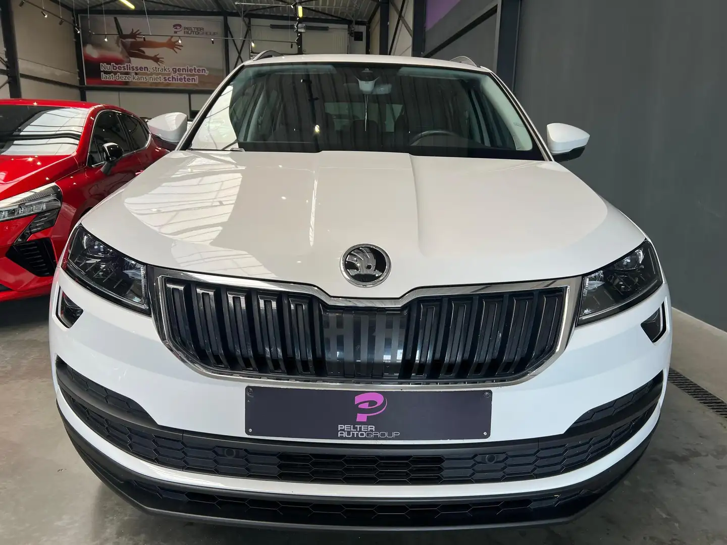Skoda Karoq 1.6 TDi DSG CarPlay GPS Trekhaak Blanc - 2
