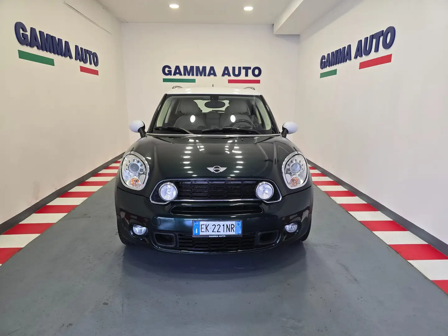 MINI Cooper S Countryman 1600 185CV AUT. VERDE BRITISH MET. PELLE BEIGE Grün - 1