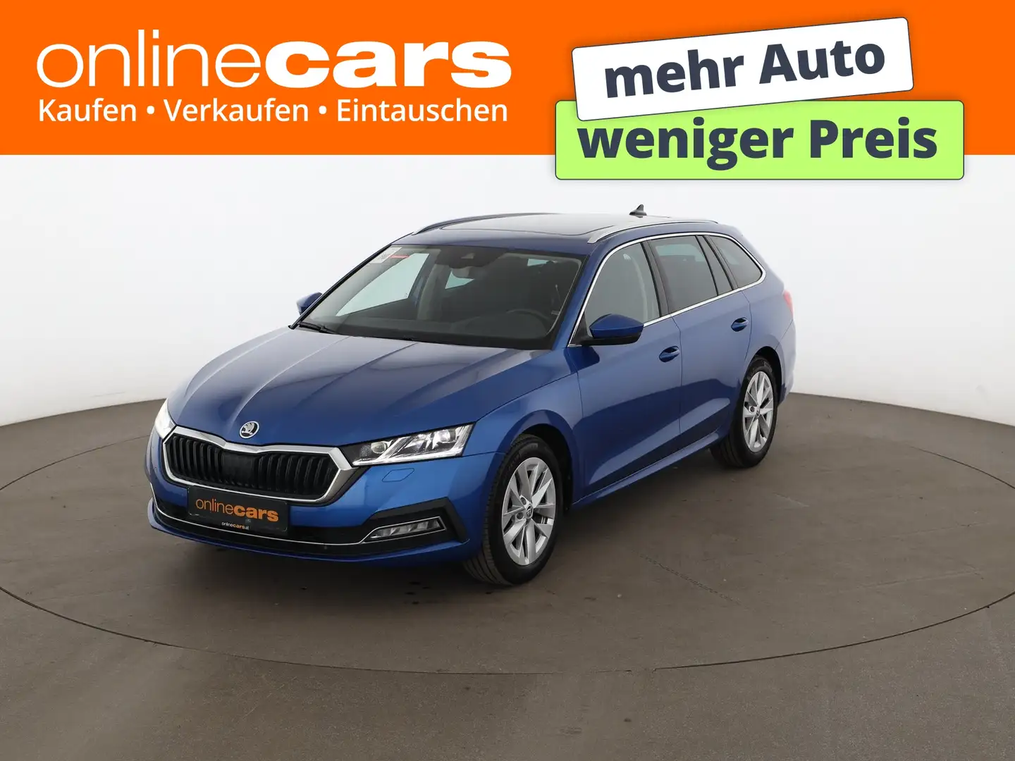 Skoda Octavia Combi 1.5 TSI Style MATRIX SKY HEAD-UP Blau - 1