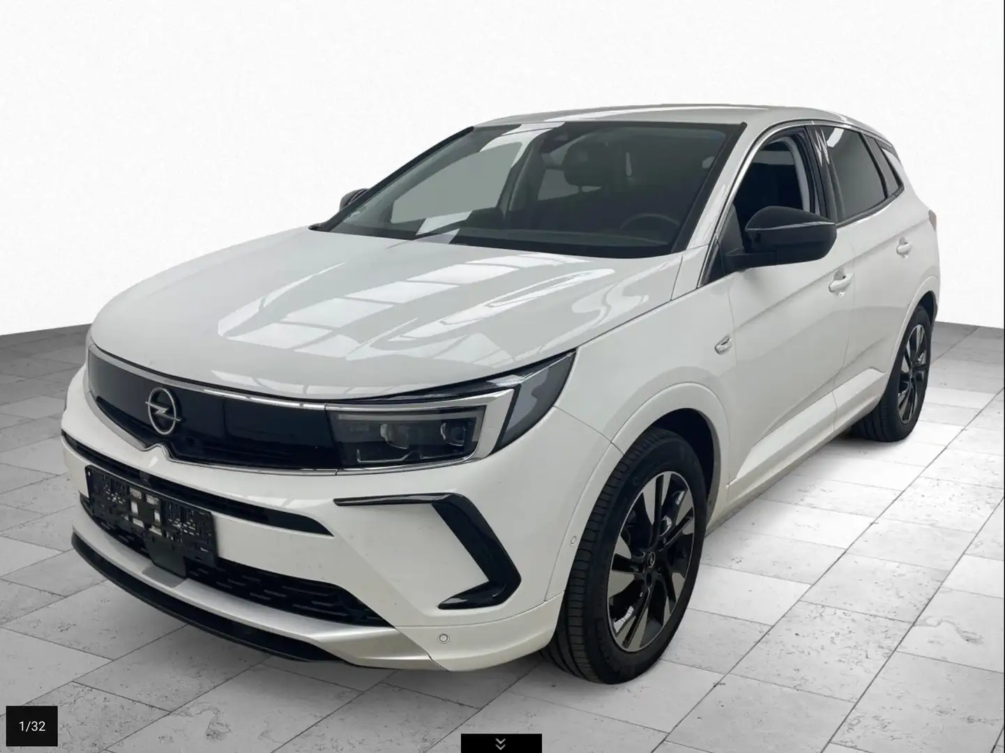 Opel Grandland 1.5 CDTi ELEGANCE Automatik (AHK*LEDER*PDC-KAMERA) Blanc - 1