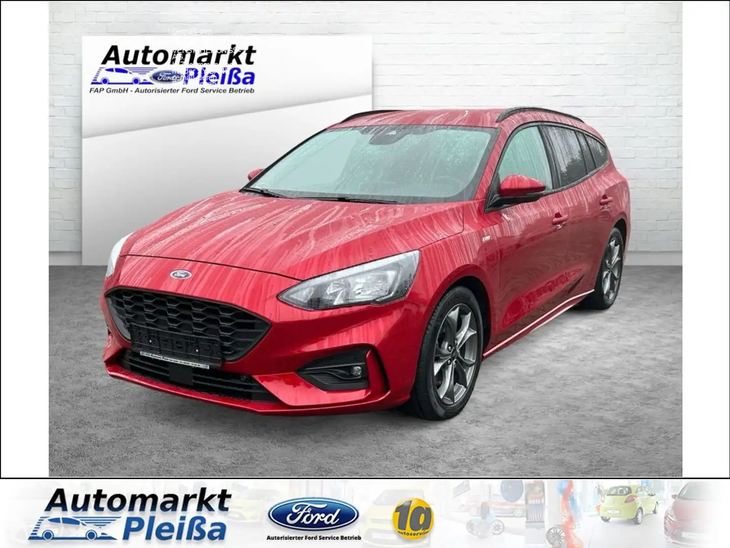 Ford Focus Turnier 1.0 EcoBoost Hybrid ST-LINE Rojo - 1