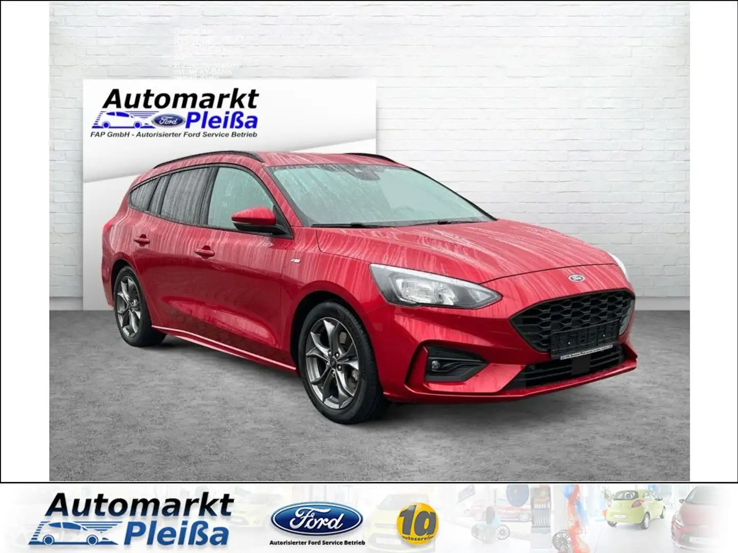Ford Focus Turnier 1.0 EcoBoost Hybrid ST-LINE Rouge - 2