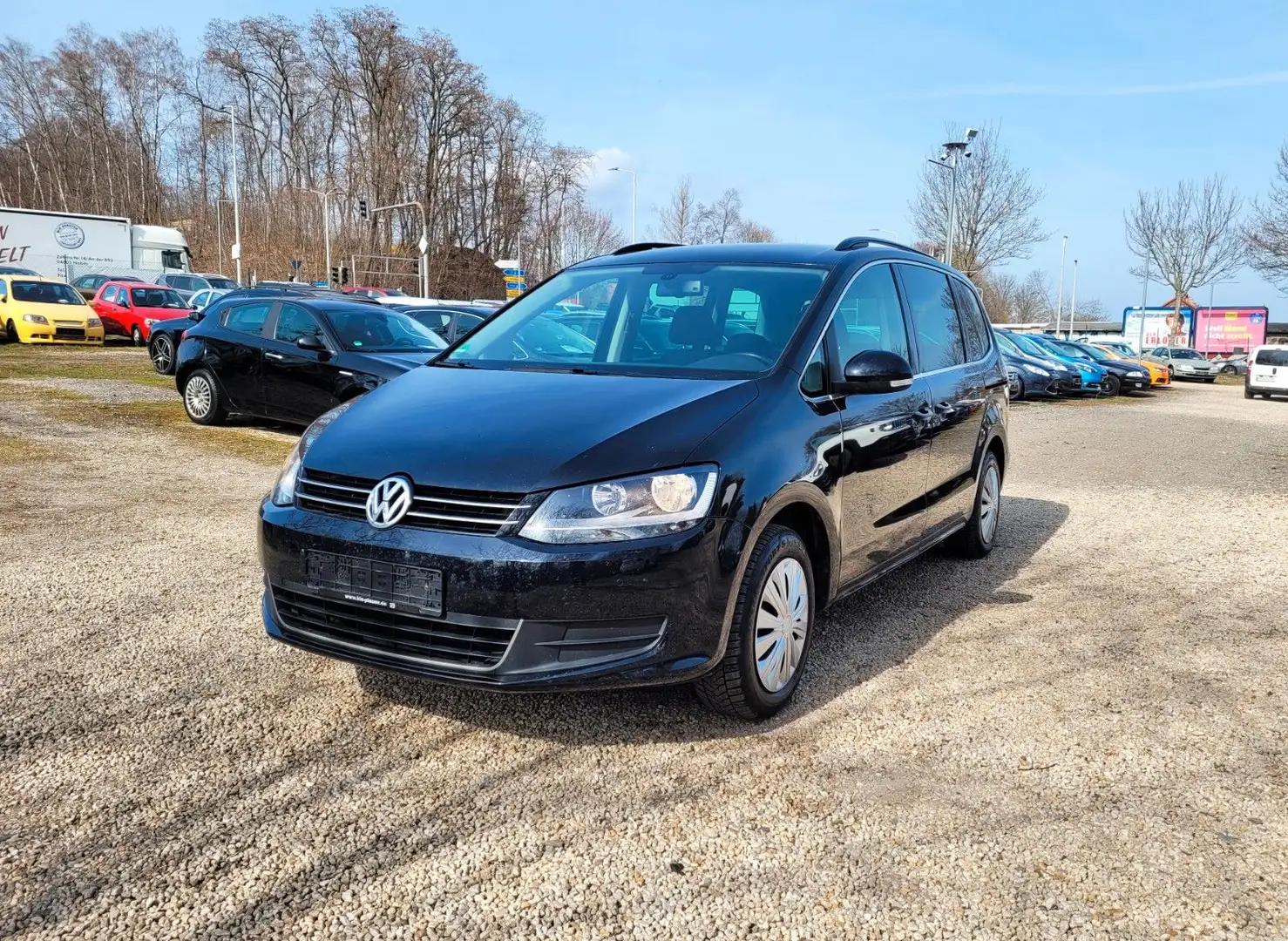 Volkswagen Sharan Comfortline 7 Sitze*TEMP*Klimaaut.*WR* Schwarz - 1