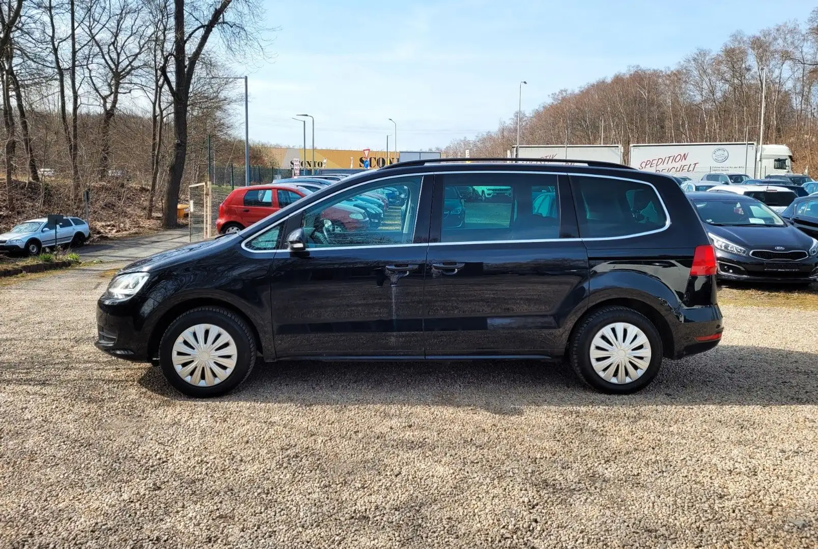 Volkswagen Sharan Comfortline 7 Sitze*TEMP*Klimaaut.*WR* Schwarz - 2