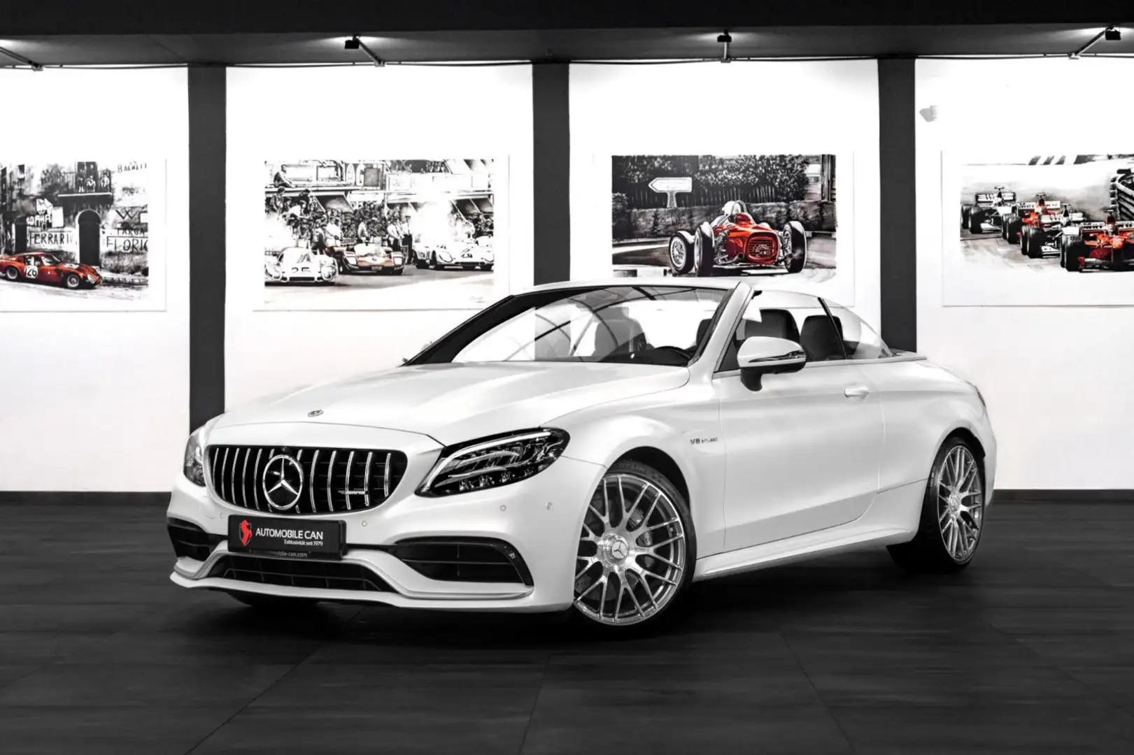 Mercedes-Benz C 63 AMG Cabrio #MANUFAKTUR! #MATTLACK #1.HAND! Weiß - 1