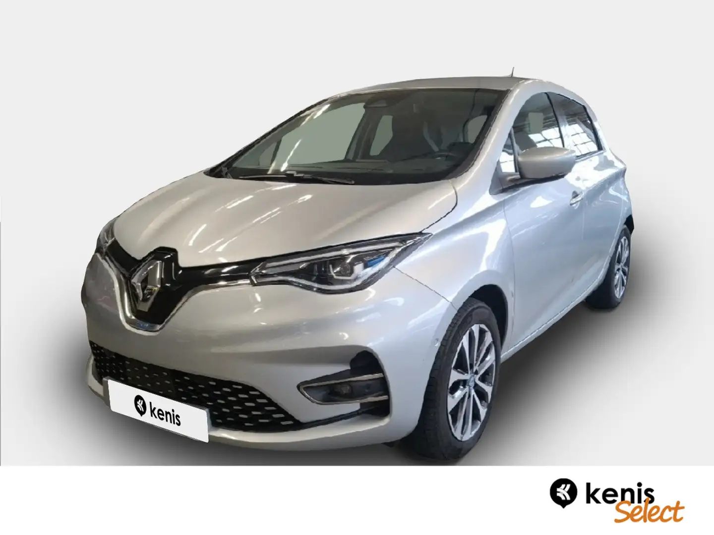 Renault ZOE R135 Intens 52 kWh NAVI AIRCO PDC CAM Zilver - 1