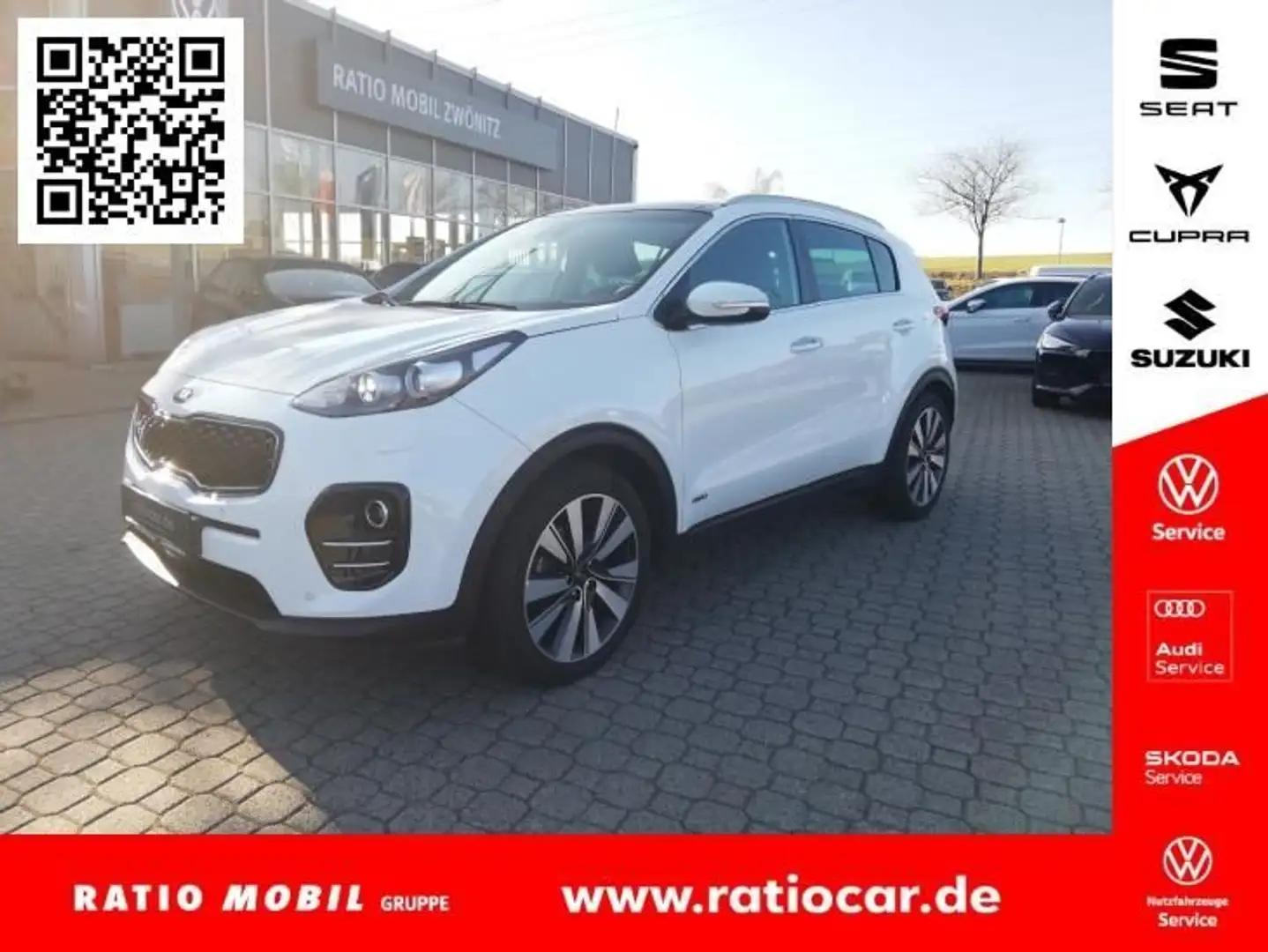 Kia Sportage SPORTAGE PLATINUM EDITION 2.0 CRDI 4WD BI-XENON Blanc - 1