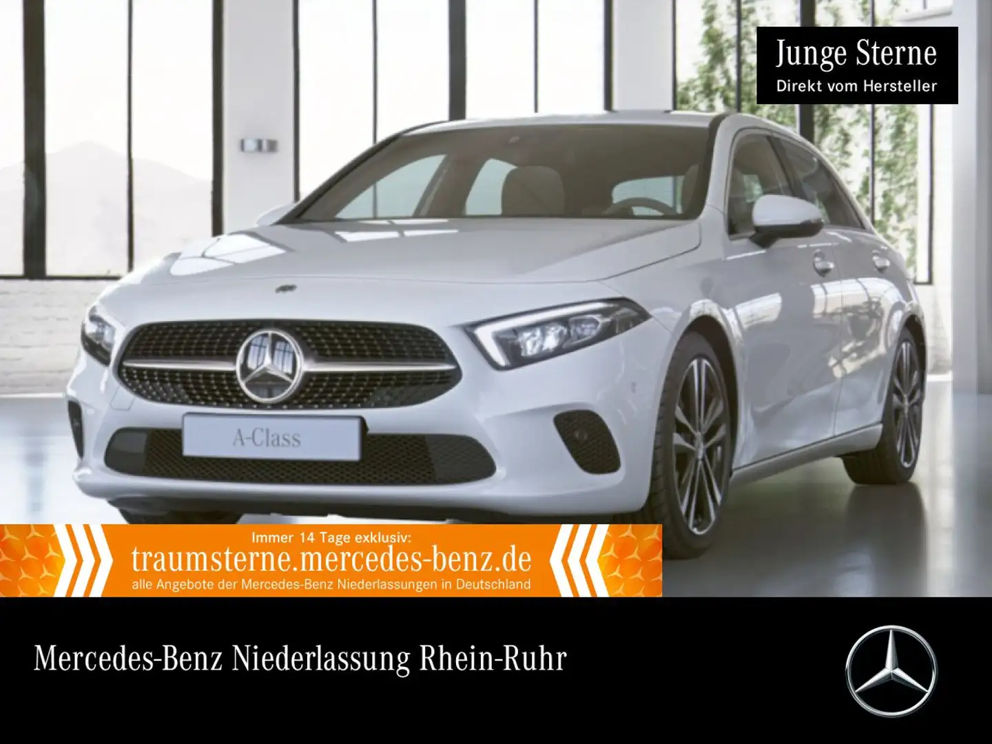 Mercedes-Benz A 180 PROGRESSIVE+LED+KAMERA+TOTW+7G Blanc - 1