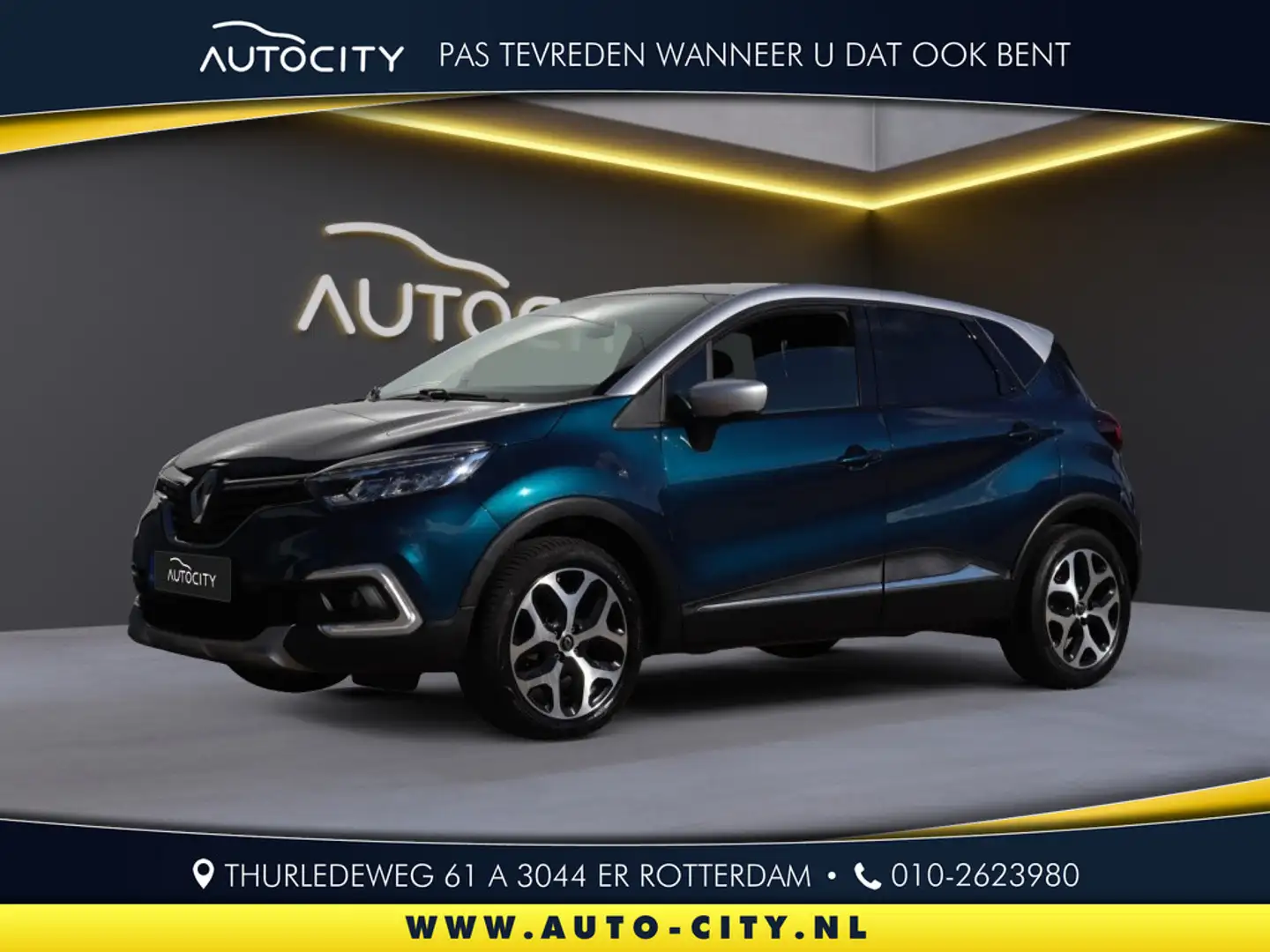 Renault Captur 0.9 TCe Intens Navi l Cruise l Keyless Bleu - 1