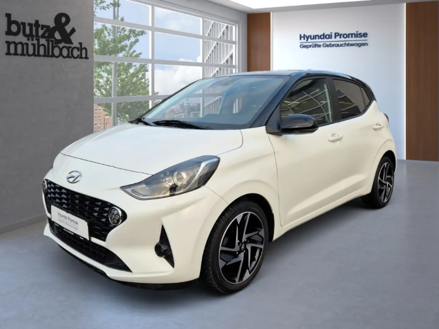 Hyundai i10 1.2 Benzin A/T Style  Navipaket. 16 Alufelgen, Dac Weiß - 1