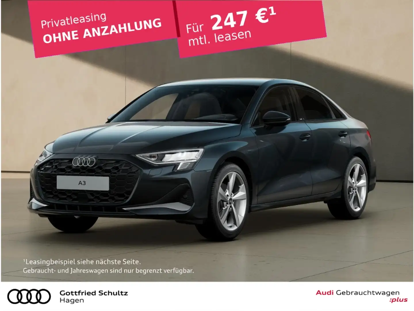 Audi A3 Limousine 30 TFSI S-tronic LED NAV ACC KAMERA adva Grey - 1