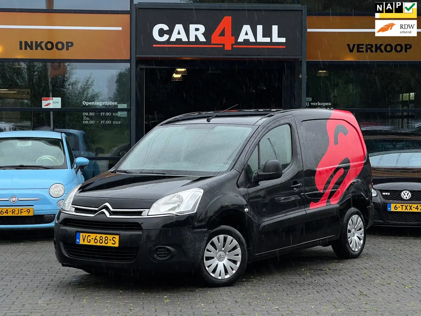 Citroen Berlingo 1.6 HDI 500 Club Economy CRUISE btw auto /AIRCO/SC Zwart - 1