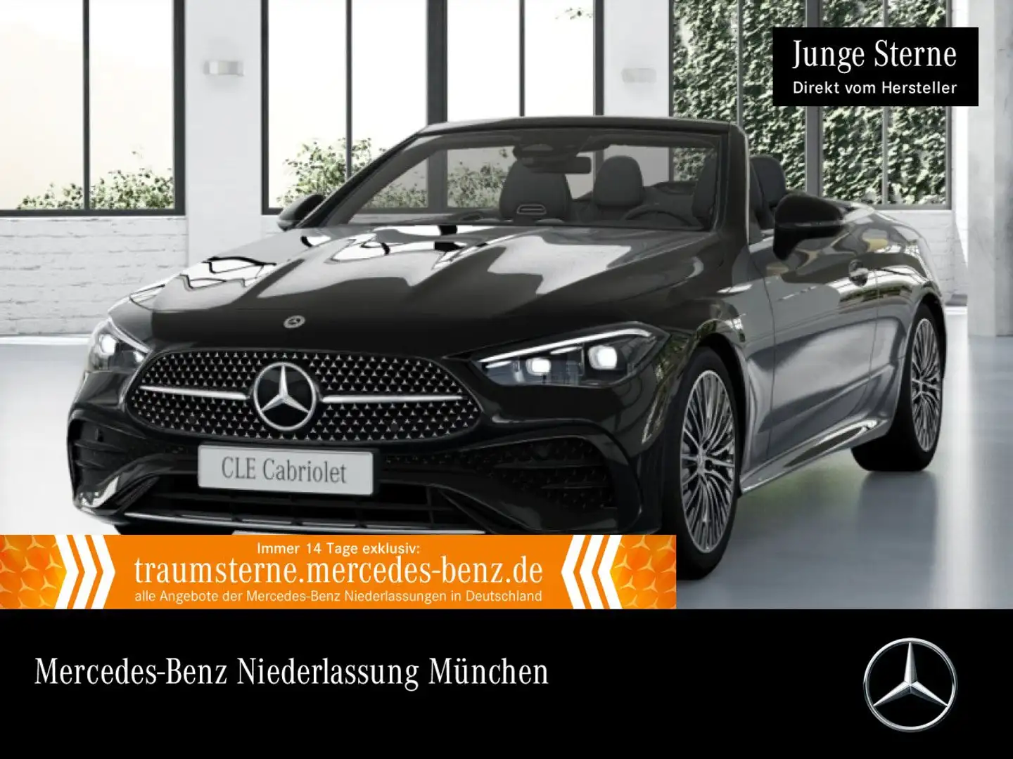 Mercedes-Benz CLE 200 AMG+BURMESTER+KAMERA+TOTW+KEYLESS+9G Noir - 1