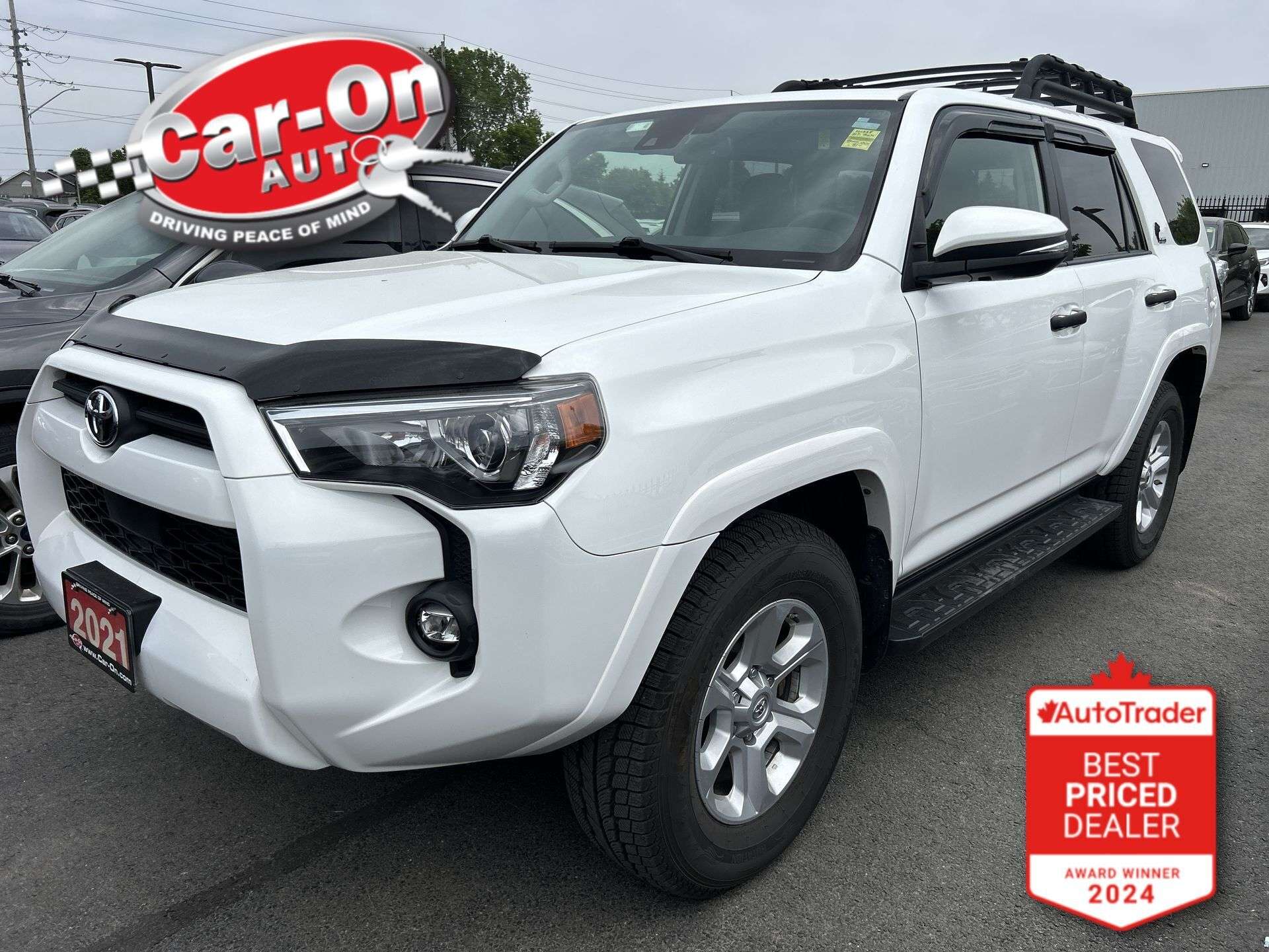 White 2021 Toyota 4Runner SR5 Premium 4WD SUV / Crossover Four-Wheel Drive Automatic