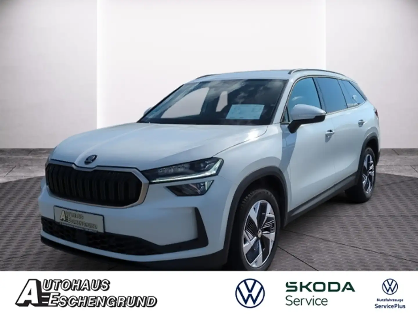 Skoda Kodiaq 2.0 TDI DSG 4x4 SELECTION AHK MATRIX NAVI GJR Weiß - 1