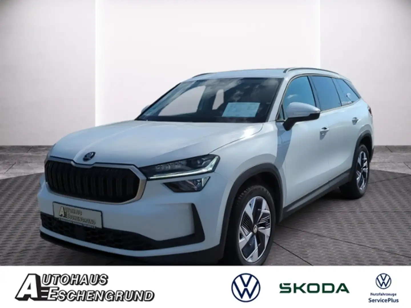 Skoda Kodiaq 2.0 TDI DSG 4x4 SELECTION AHK MATRIX NAVI GJR Weiß - 1