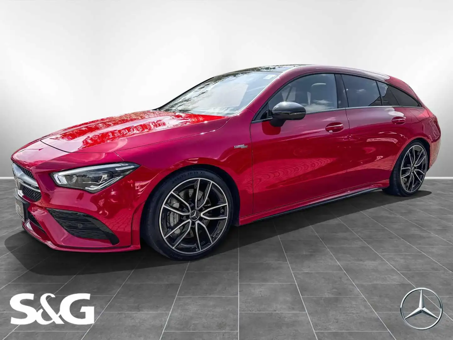Mercedes-Benz CLA 35 AMG 4M 360°+Pano+MBUX+19 Rot - 1