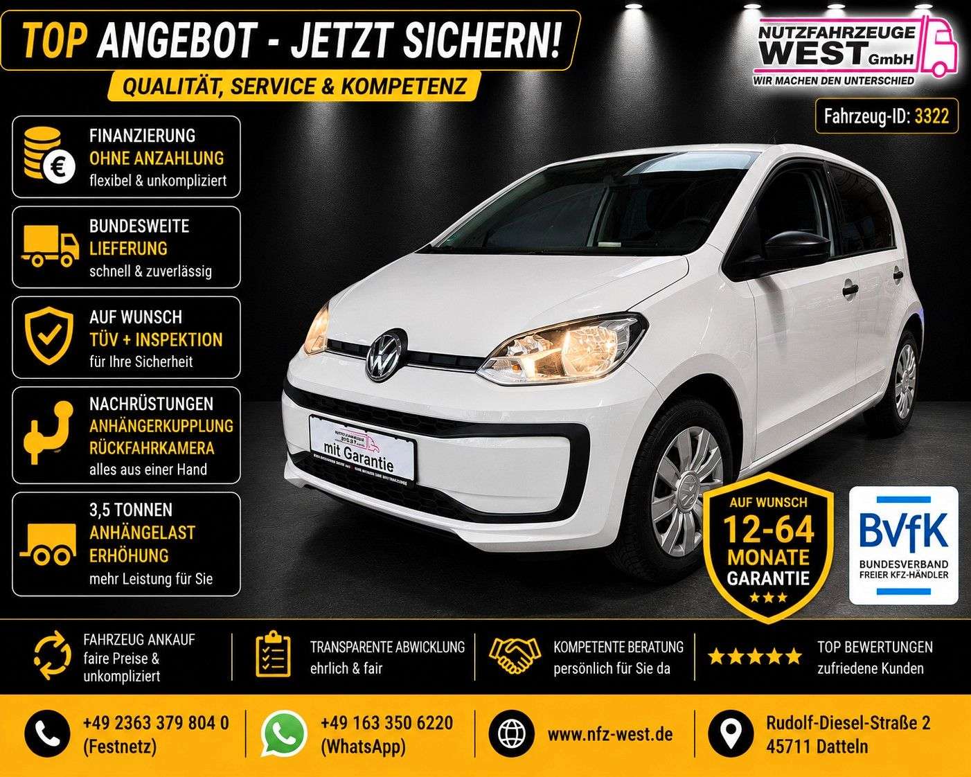 Brugt Volkswagen Up! 1.0
