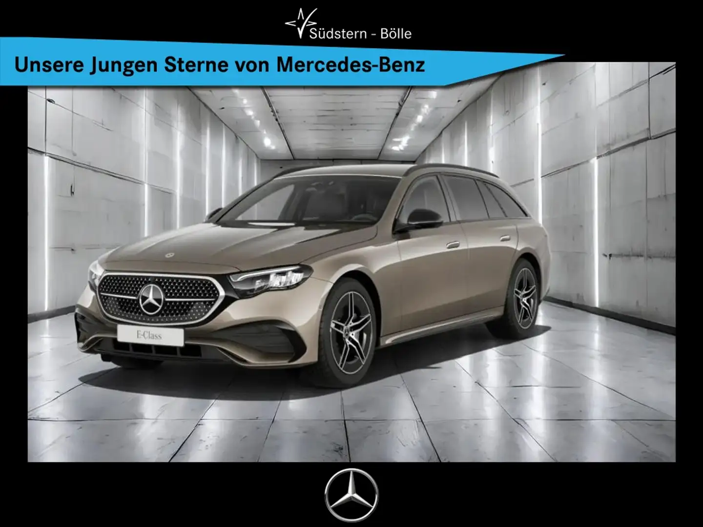 Mercedes-Benz E 220 T d 4M AMG+NIGHT+DISTRONIC+STANDHEIZUNG Brun - 1