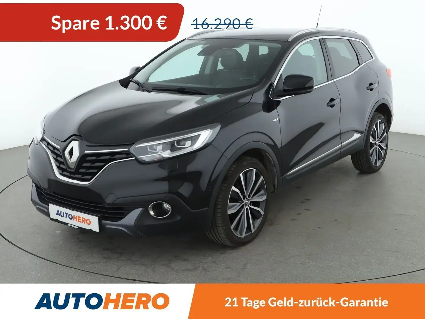 Renault Kadjar 1.6 dCi Energy Bose Edition 4x4 *NAVI*LED*CAM*SHZ* Schwarz - 1