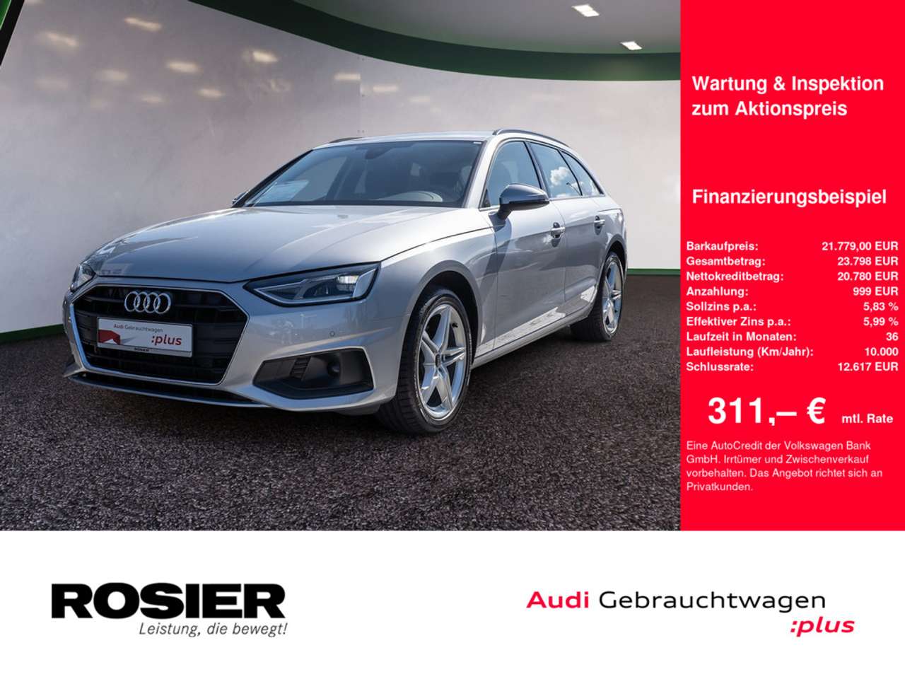 Audi A4 2021 — Avant 35 TDI S tronic ACC LED NAVI SPURH.