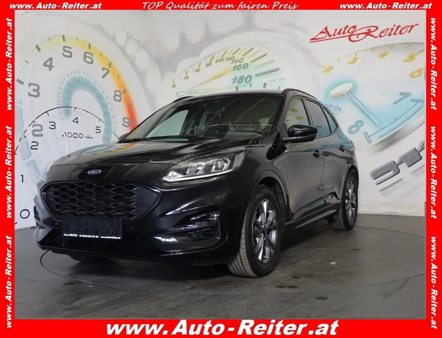 Ford Kuga 2,0 EcoBlue ST-Line Aut. *NAVI, VIRTUAL, KEYLESS* Schwarz - 1